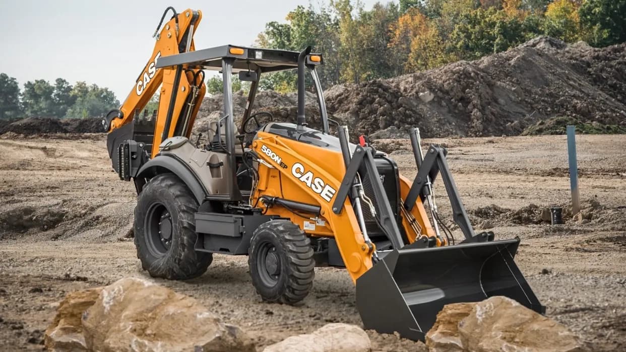 580N EP on a jobsite