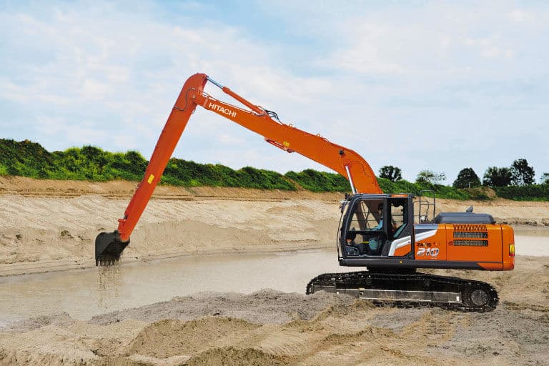 ZX210LC-7H SLF on a jobsite
