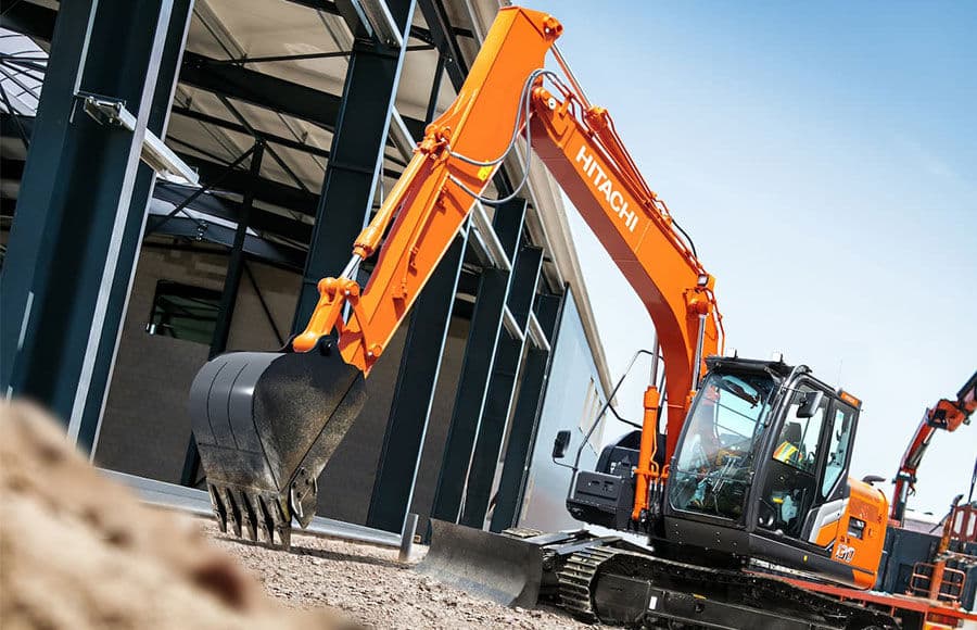 ZX130-7H on a jobsite
