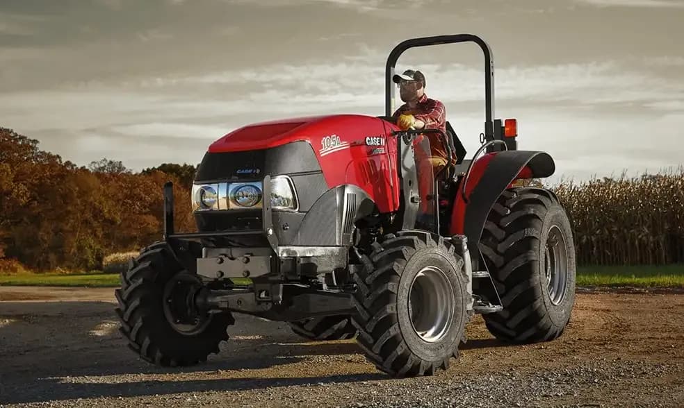 Farmall 105A on a jobsite