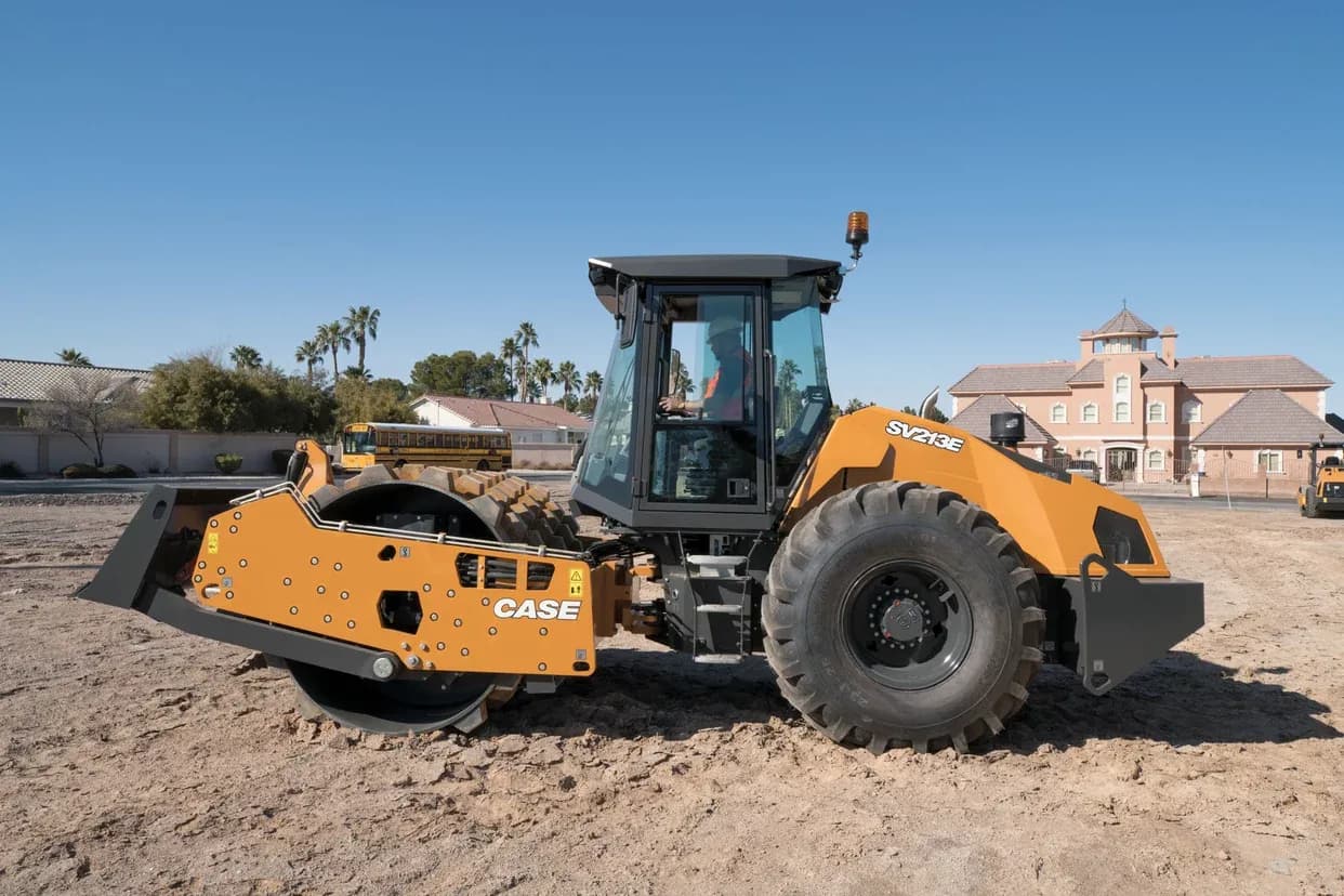 SV213E on a jobsite