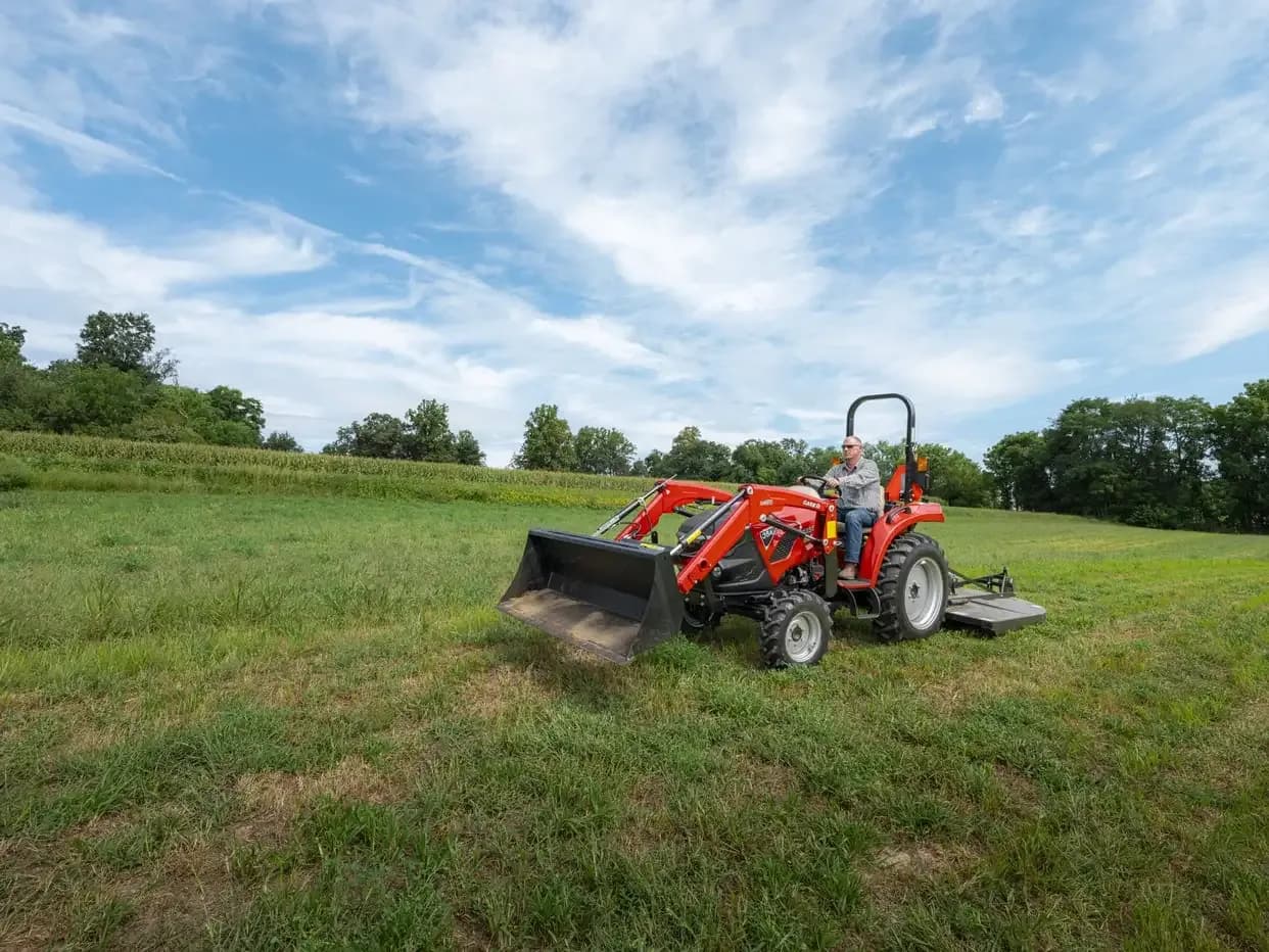Farmall Compact 35A on a jobsite