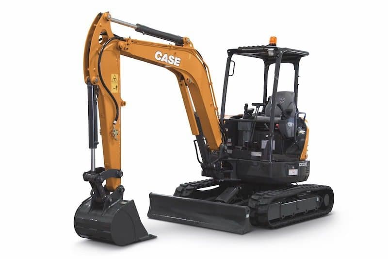 CASE CX33C on a jobsite