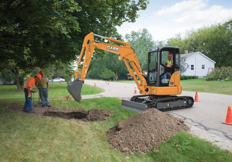 CASE CX36B on a jobsite