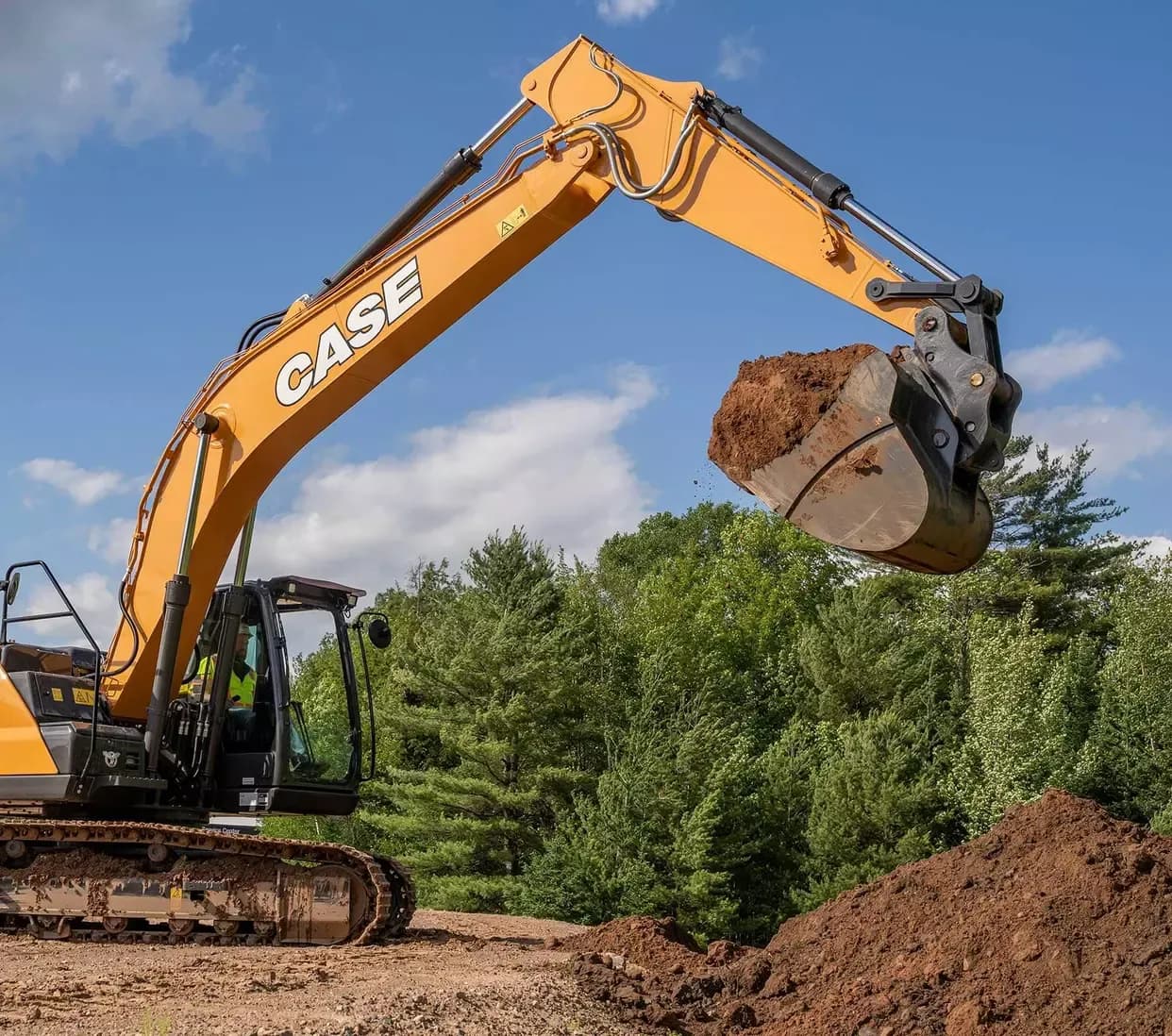 CX190E on a jobsite
