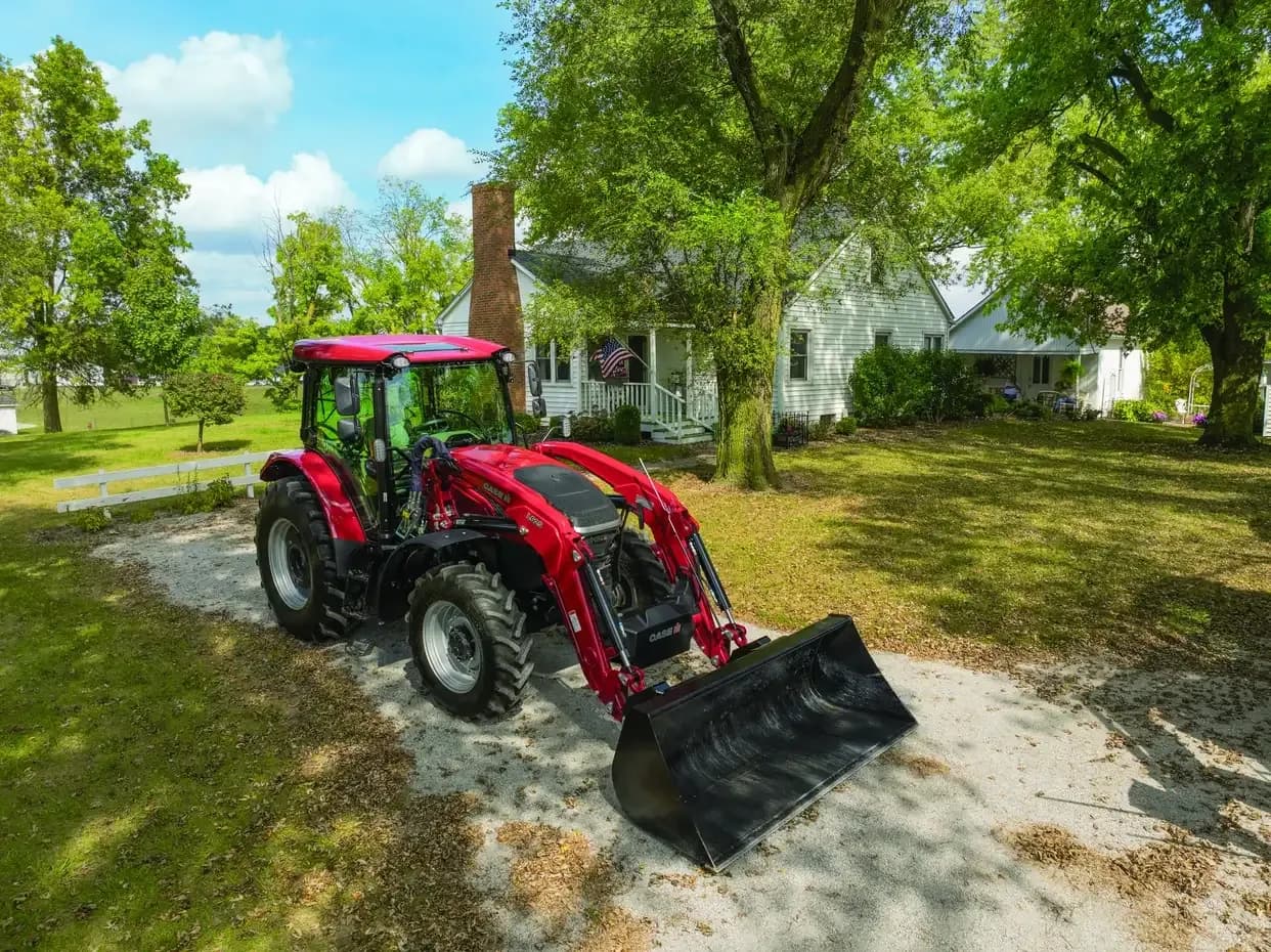 Farmall 120A on a jobsite