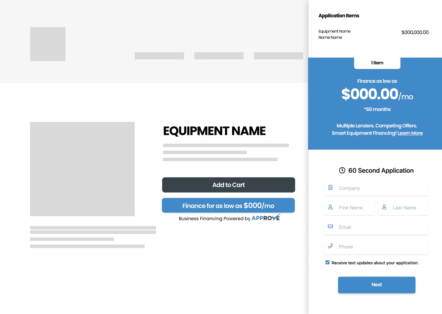 APPROVE online application on a laptop