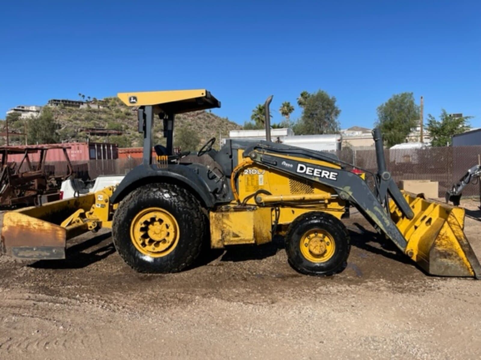 Large Square Balers on a jobsite