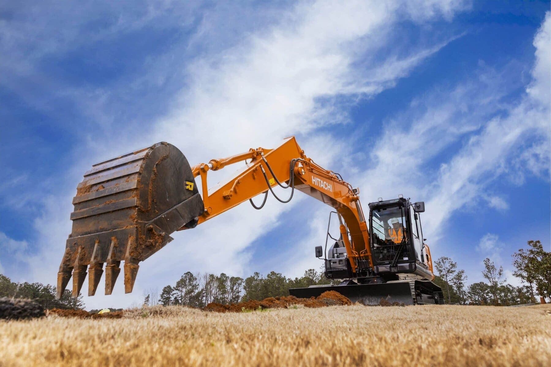 ZX245USLC – 7H on a jobsite