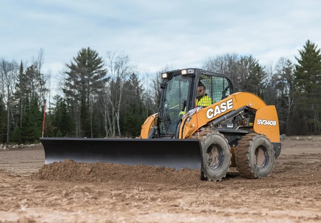 Dozer Blade on a jobsite