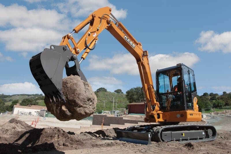 CASE CX55B on a jobsite