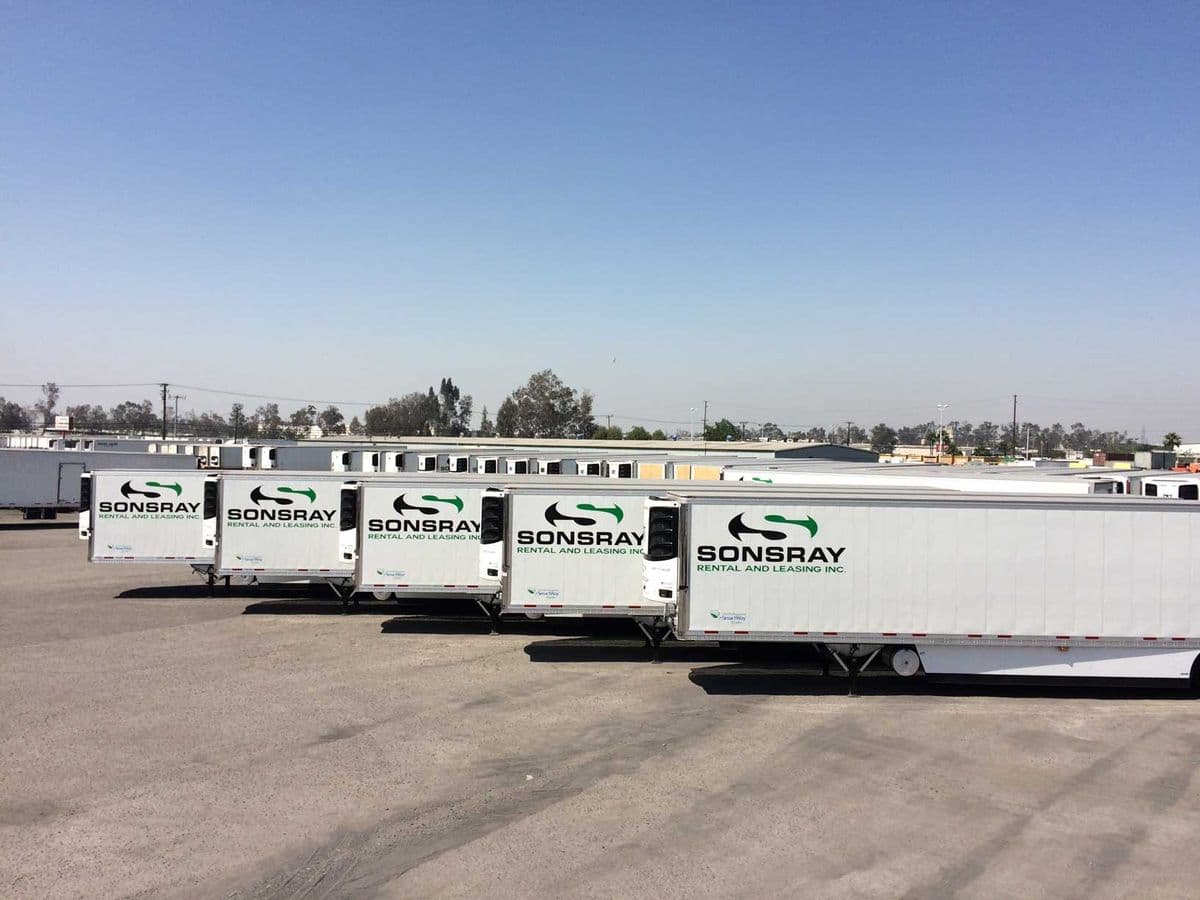 Sonsray Rental & Leasing refrigerated trailer fleet