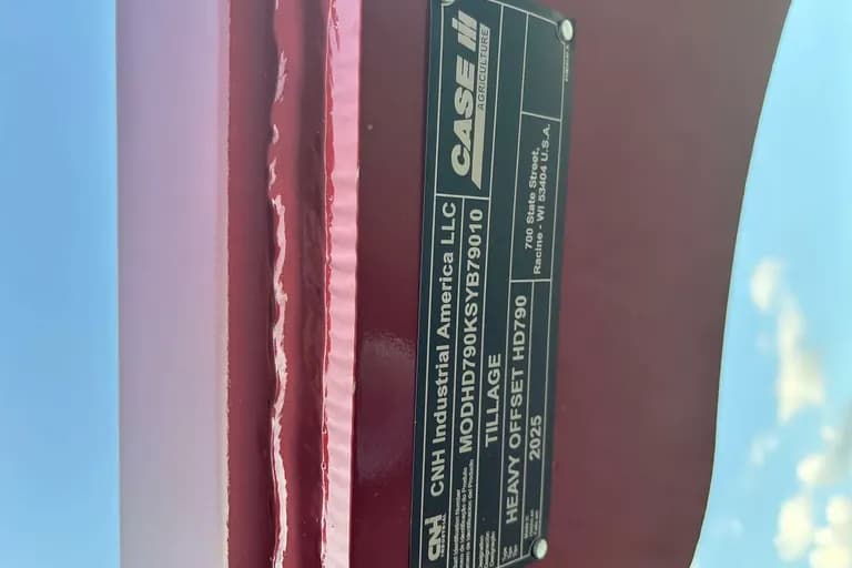 2025 CASE IH 790 OFFSET DISK