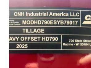 2026 CASE IH 790 OFFSET DISK