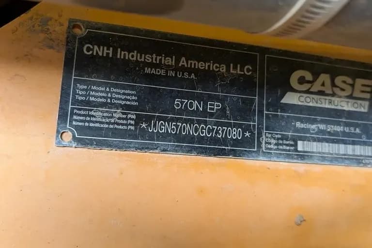 2016 CASE 570N EP